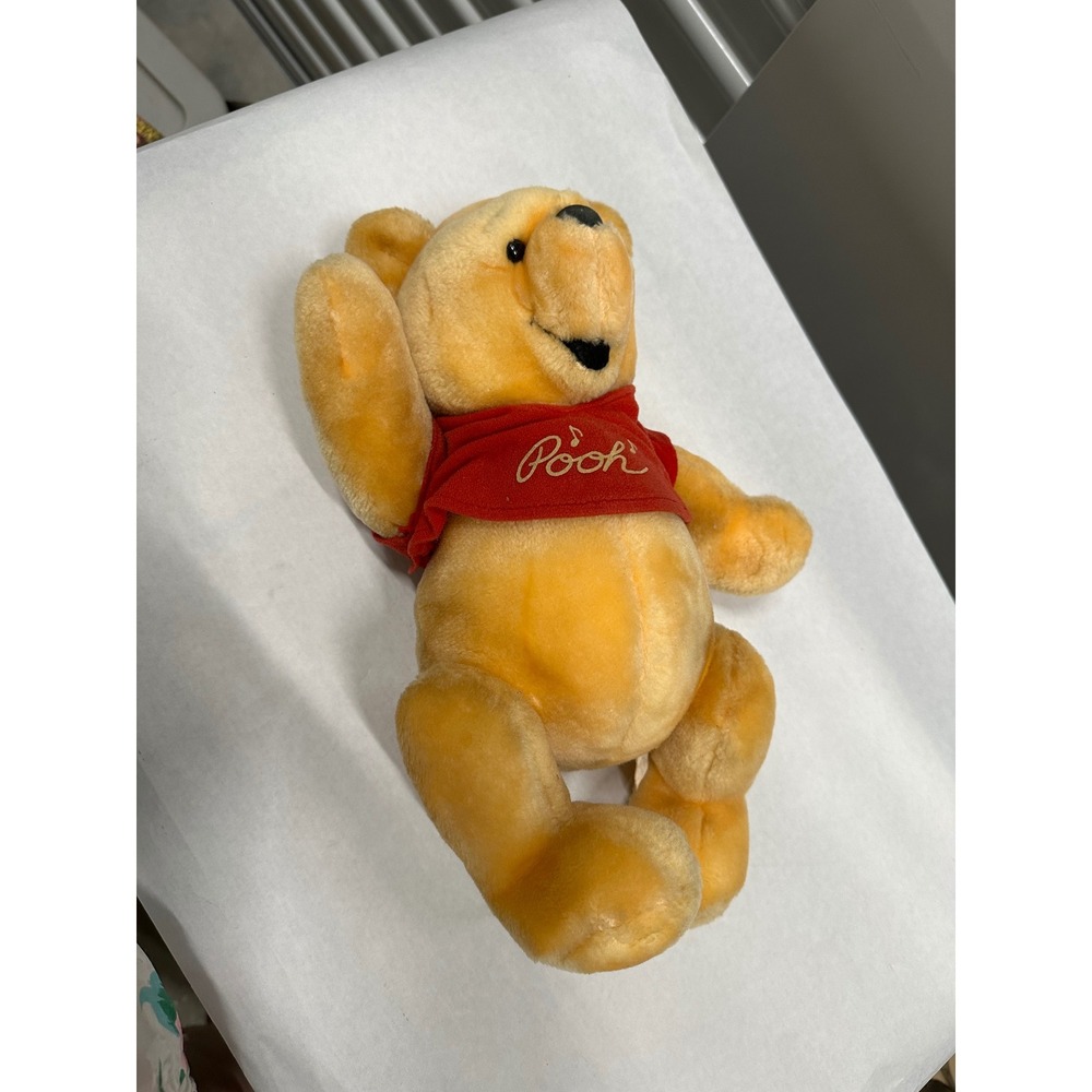 Vintage Disney Winnie the Pooh Plush Disneyland Walt Disney World 15 Inch Bear